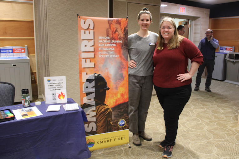 SMRC staff at the SMART FIRES table at MSU Family Science Day