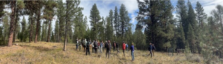 SMART FIRES team investigates citizen science opportunities during Lubrecht Experimental Forest visit
