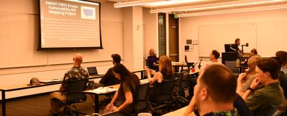 SMART FIRES shares research with teachers at STEM Summer Institute