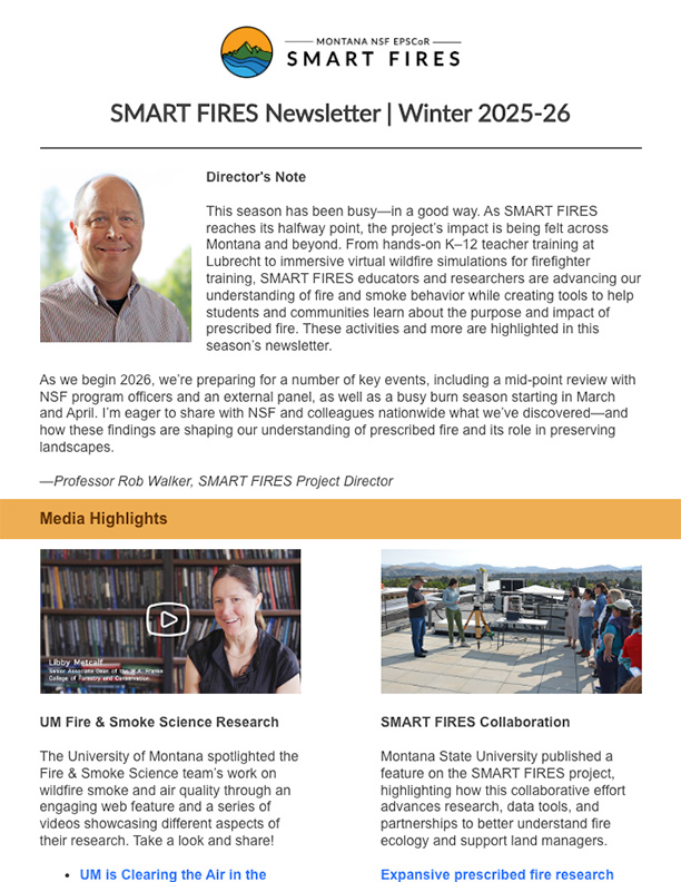 cover of winter 2025-26 newsletter